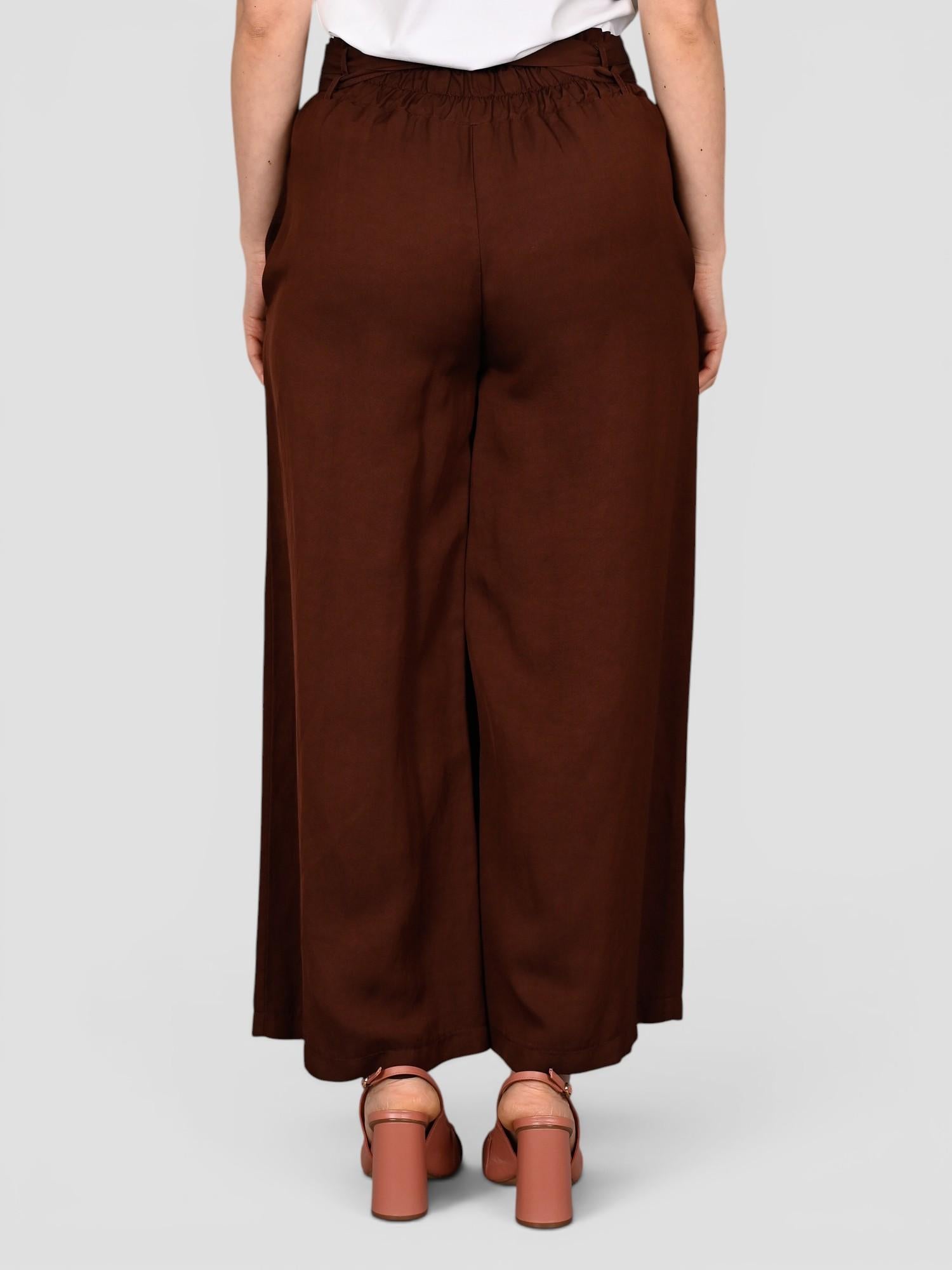 Pantalone palazzo AN559 marrone bruciato AN559 BRUCIATO ANITIE' 