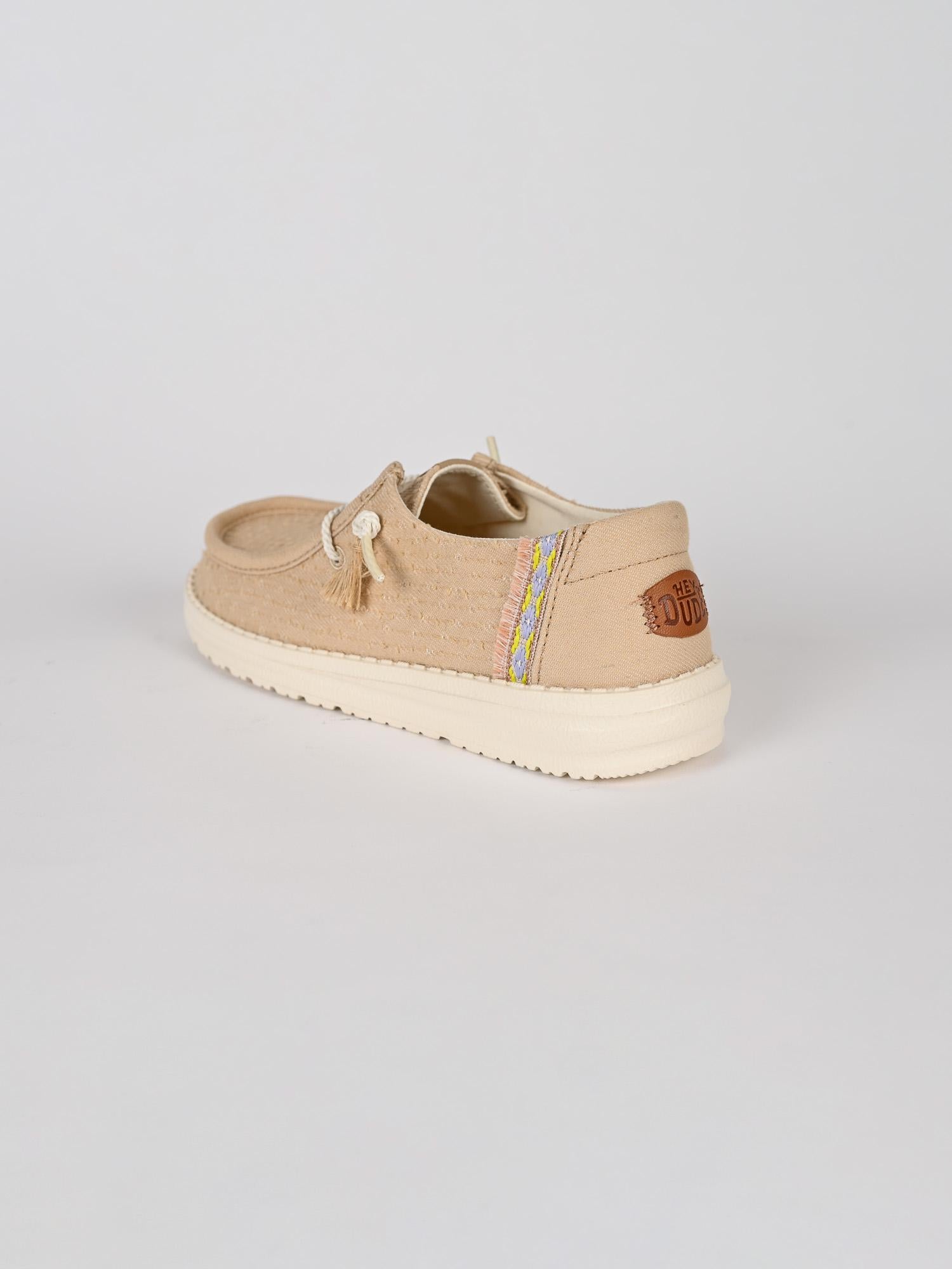 Slip-on canvas WENDY PERF irish cream WENDY PERF CANVAS IRISH CREAM HEY DUDE 