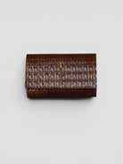 Clutch artigianale in pelle stampa cocco moro POCHETTE COCCO ALBERTO LUTI 