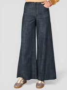 Pantalone palazzo WW31603 denim WW31603 DENIM WHITE WISE 