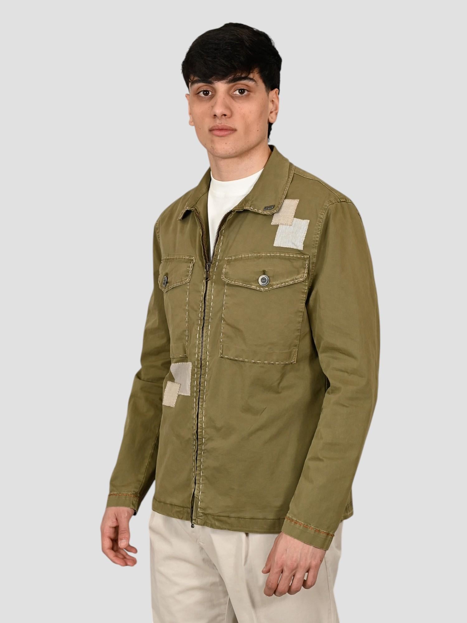 Giacca gabardina STONE 523 militare STONE523 MILITARE BOB 