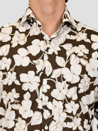 Camicia floreale 1RSYMTS puro cotone 1RSYMTS FR3 TINTORIA MATTEI 