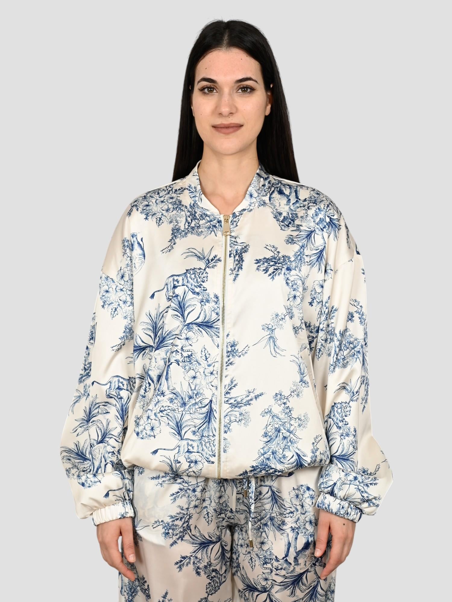 Bomberino rasatello S25J807 leggero floreale S25J807 FLOREALE TENSIONE IN 