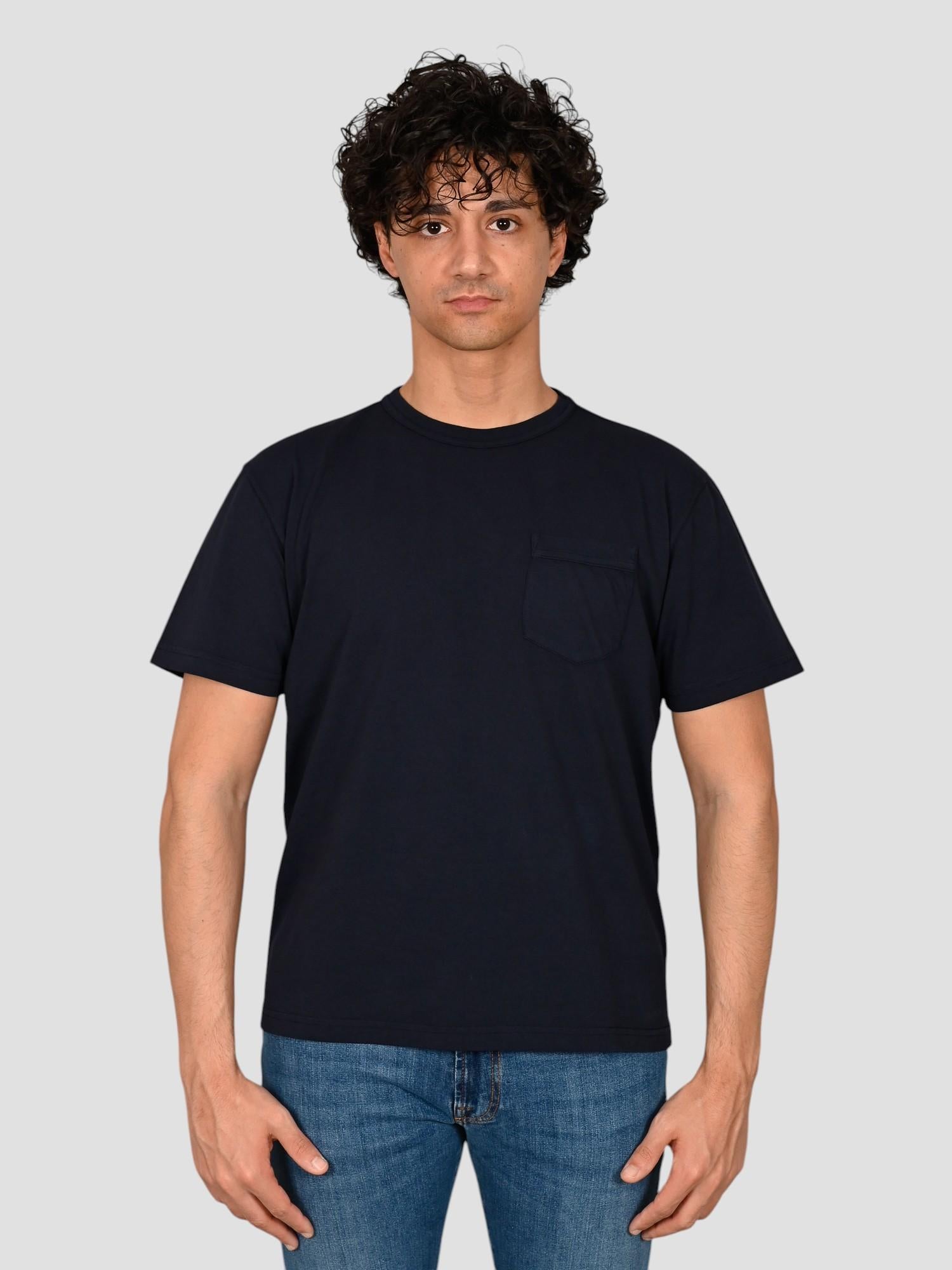 T-shirt navy NEWPORT POCKET NEWPORT 704 NAVY CHESAPEAKE'S 