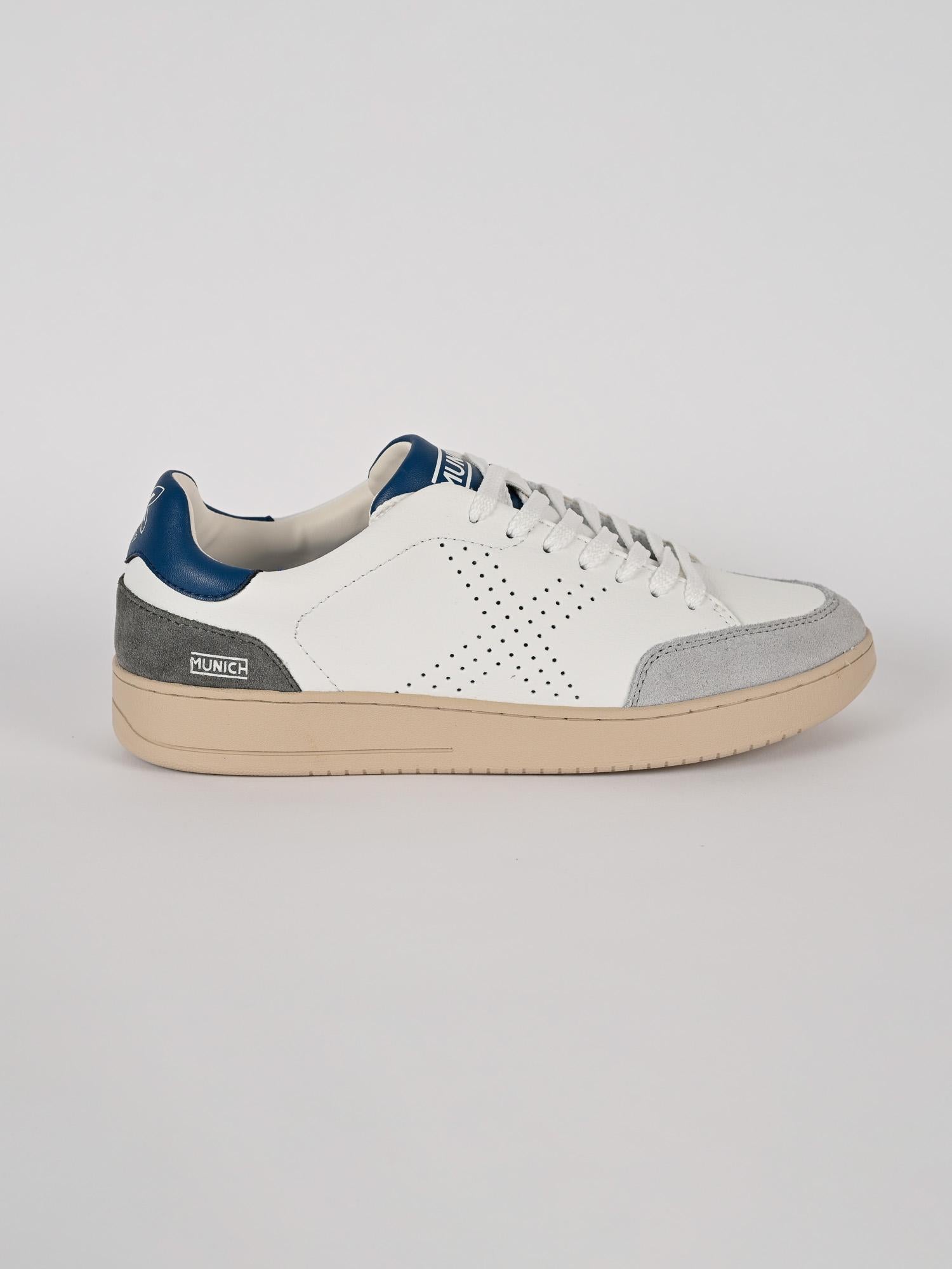 Sneakers bianca X-COURT BIANCO blu X-COURT 19 BIANCO MUNICH 