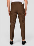 Pantalone moka GABRIELT 244 fresco lana FRANCESCOT244 MOKA VANDOM 