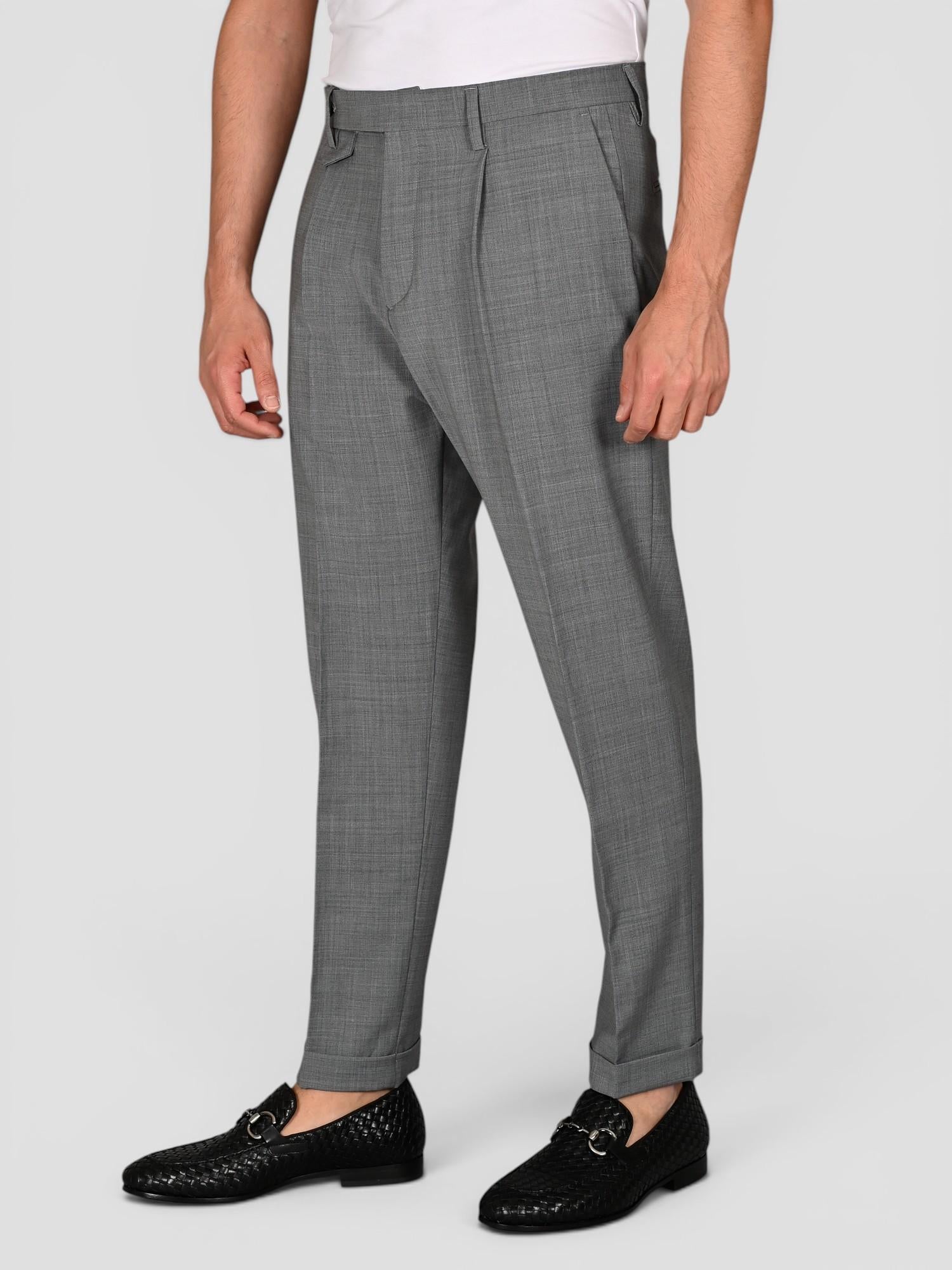 Pantalone grigio GABRIELT 244 FRESCO LANA FRANCESCOT244 GRIGIO VANDOM 