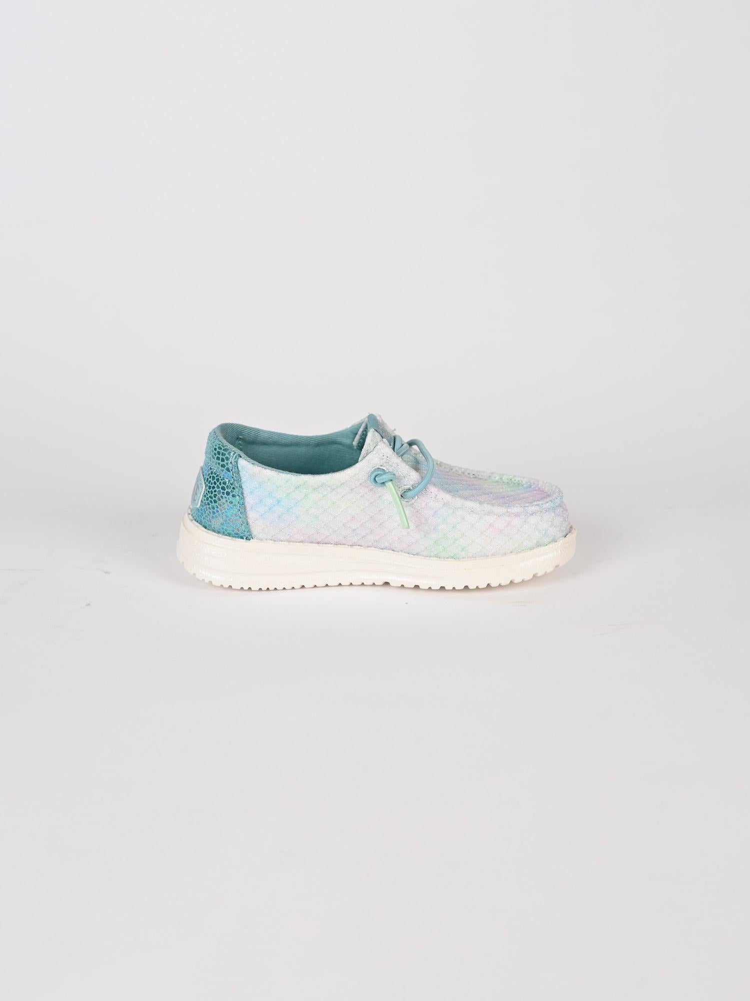 Slip-on baby WENDY MERMAID reef blue WENDY MERMAID REEF BLUE HEY DUDE 