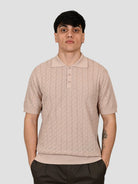 Polo cipria WO 2050 ice cotton WO 2050 0060 WOOL & CO. 