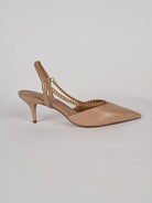 Décolleté donna beige in pelle A12757012 500074 AREZZO 