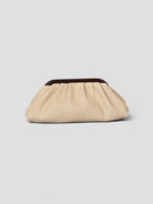 Clutch rafia artigianale con tracollina in pelle CLUTCH RAFIA ALBERTO LUTI 