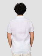 Camicia bianca 16U4 8837 puro lino 16U48837 001 MARCUS 