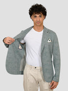 Giacca monopetto EASYX585 GOCCIA lavorazione maglia EASYX585 GOCCIA BOB 