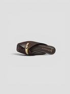 Mule pelle 8641 CHOCOLATE inserto metallico 8641 CHOCOLATE CORRIDONI MILANO 