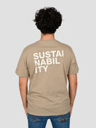 T-shirt sabbia SUSTANOALF SAND print TS SUSTANOALF S ECOALF 