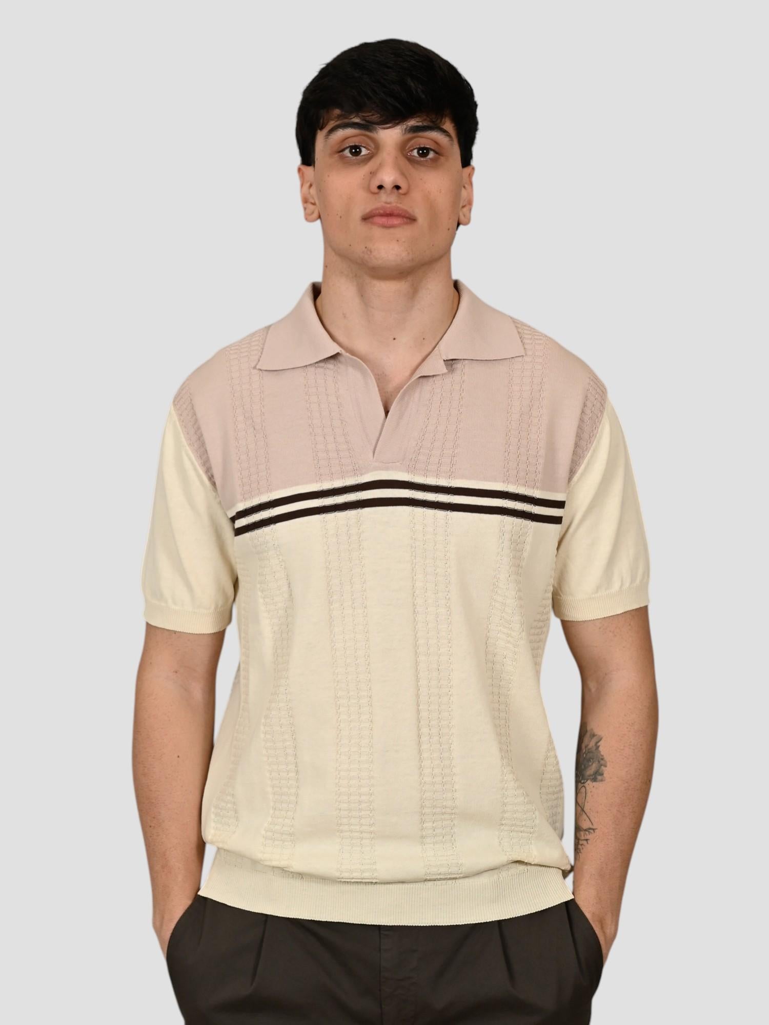 Polo bio WO 2070 ice cotton WO 2070 0101 WOOL & CO. 