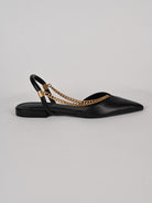 Slingback donna nera in pelle A13029009 50004 AREZZO 