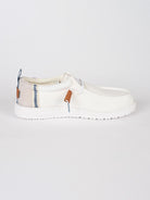 Scarpe leggere WALLY CRAFT linen white WALLY CRAFT LINEN 43086 1SO HEY DUDE 
