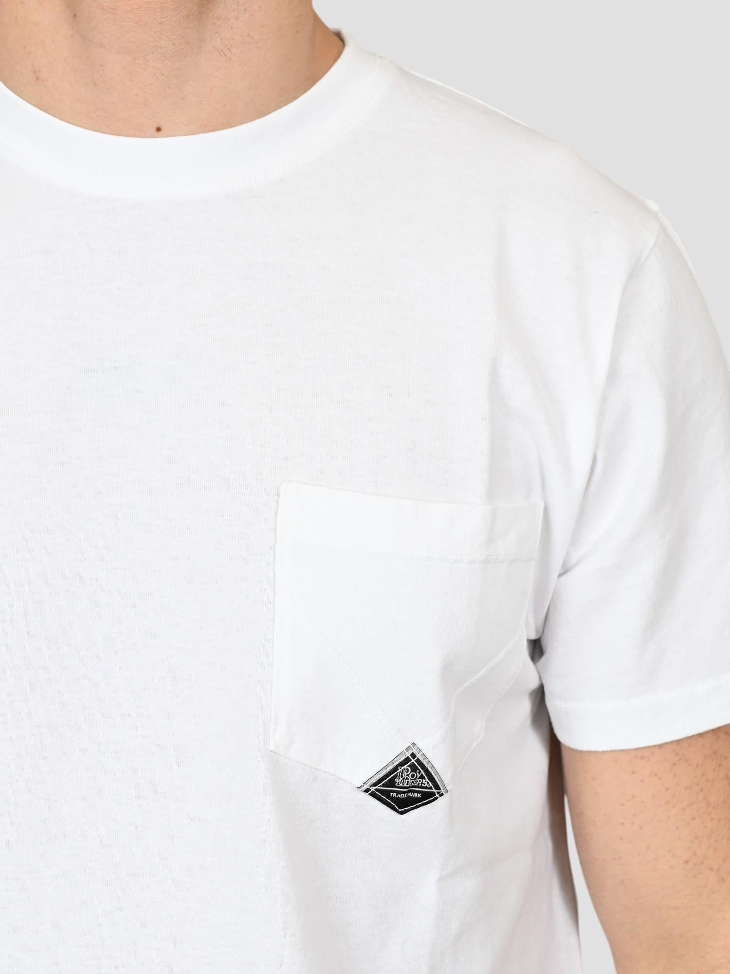 T-shirt optic white POCKET MAN POCKET MAN OPTIC WHITE ROY ROGER'S 