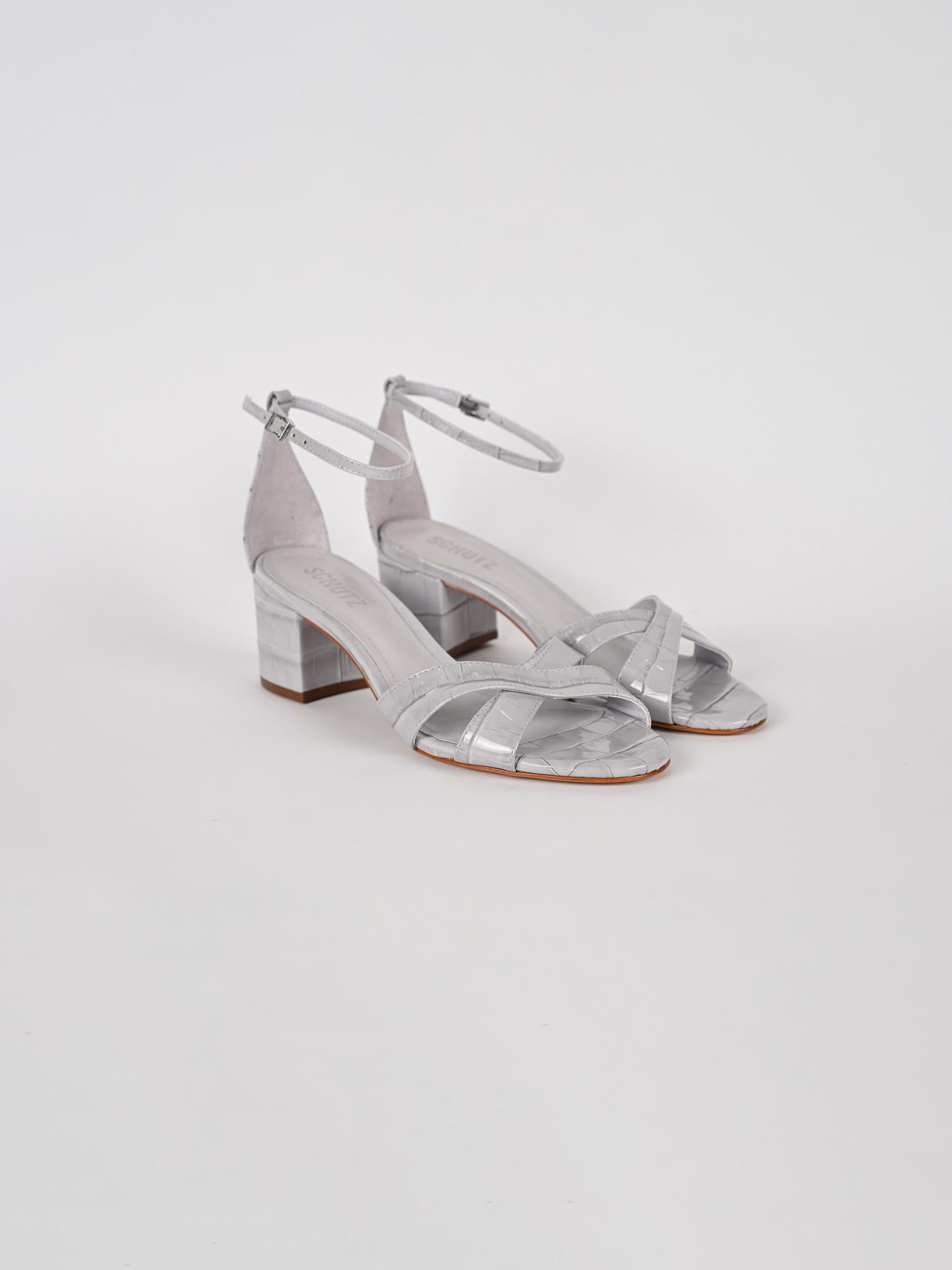 Slingback donna grey in pelle S200010837 GREY SCHUTZ 