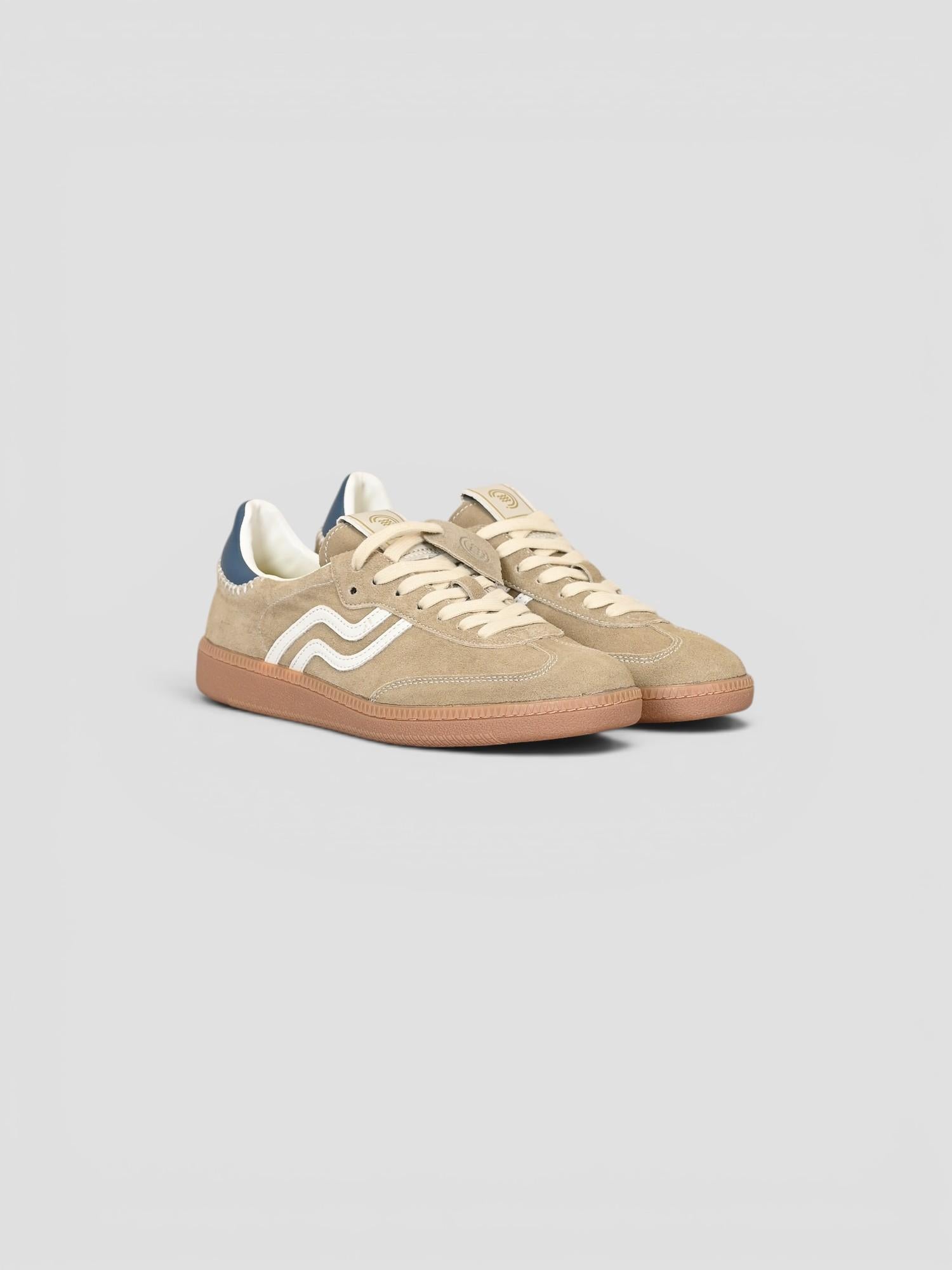 Sneakers suede 51461 012 sabbia blu 51461 012 PRIMABASE 