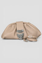 Clutch morbidone TORTORA pelle martellata artiginale CLUTCH MORBIDONE TORTORA ALBERTO LUTI 