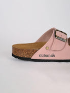Sandalo donna AMALIA pink in suede AMALIA102 PINK CUBANAS 