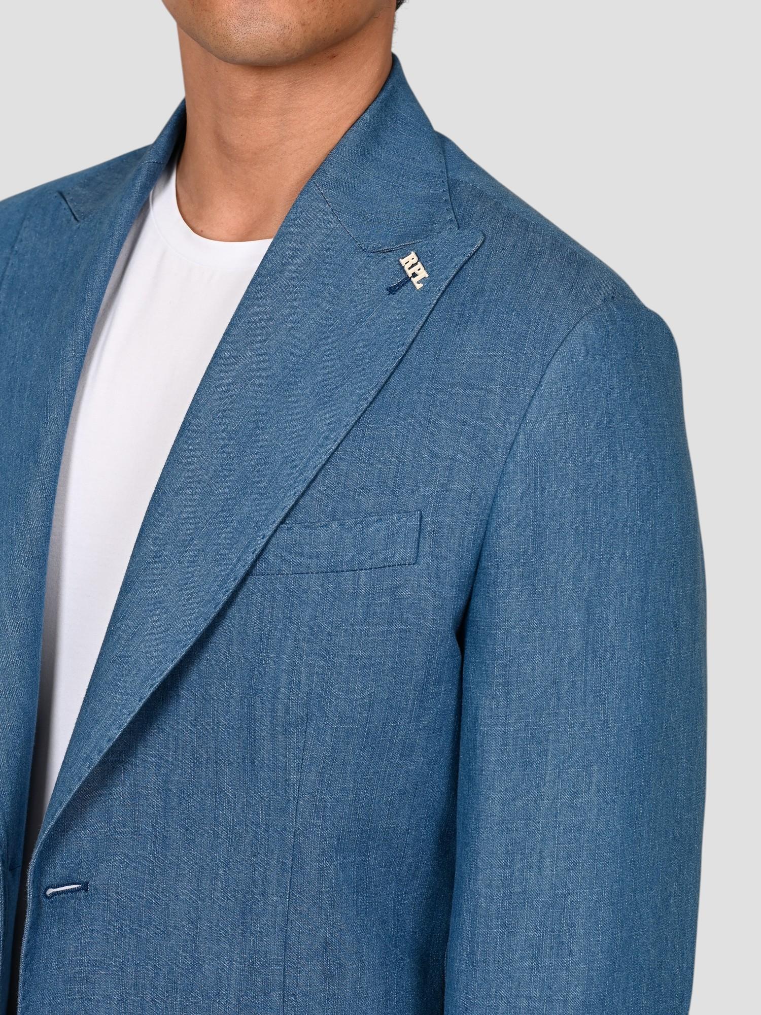 Blazer chambray G18 LID blend cotton G18 LID BLU RPL 