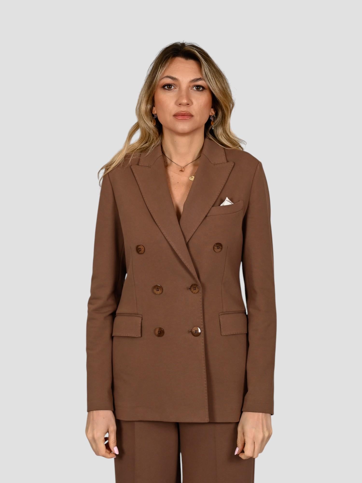 Giacca caffè FD3820 doppio petto FD3820 CAFFÈ CIRCOLO 1901 