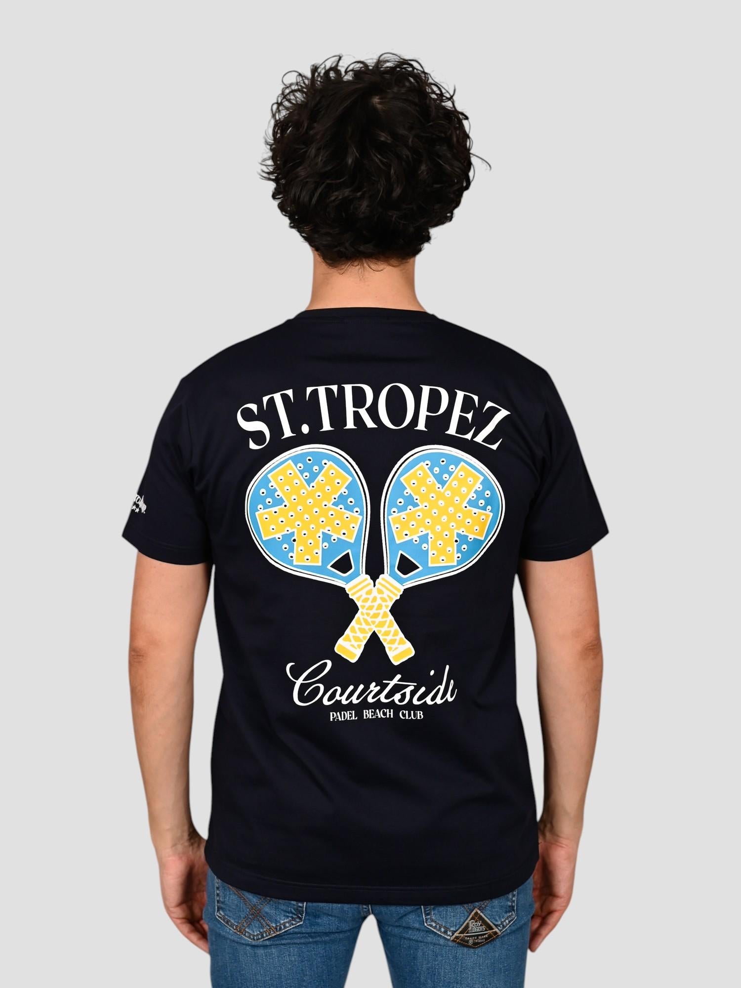 T-shirt A1149 BLU padel club A1149 BLU SUPERCULTURE CLOTHING 