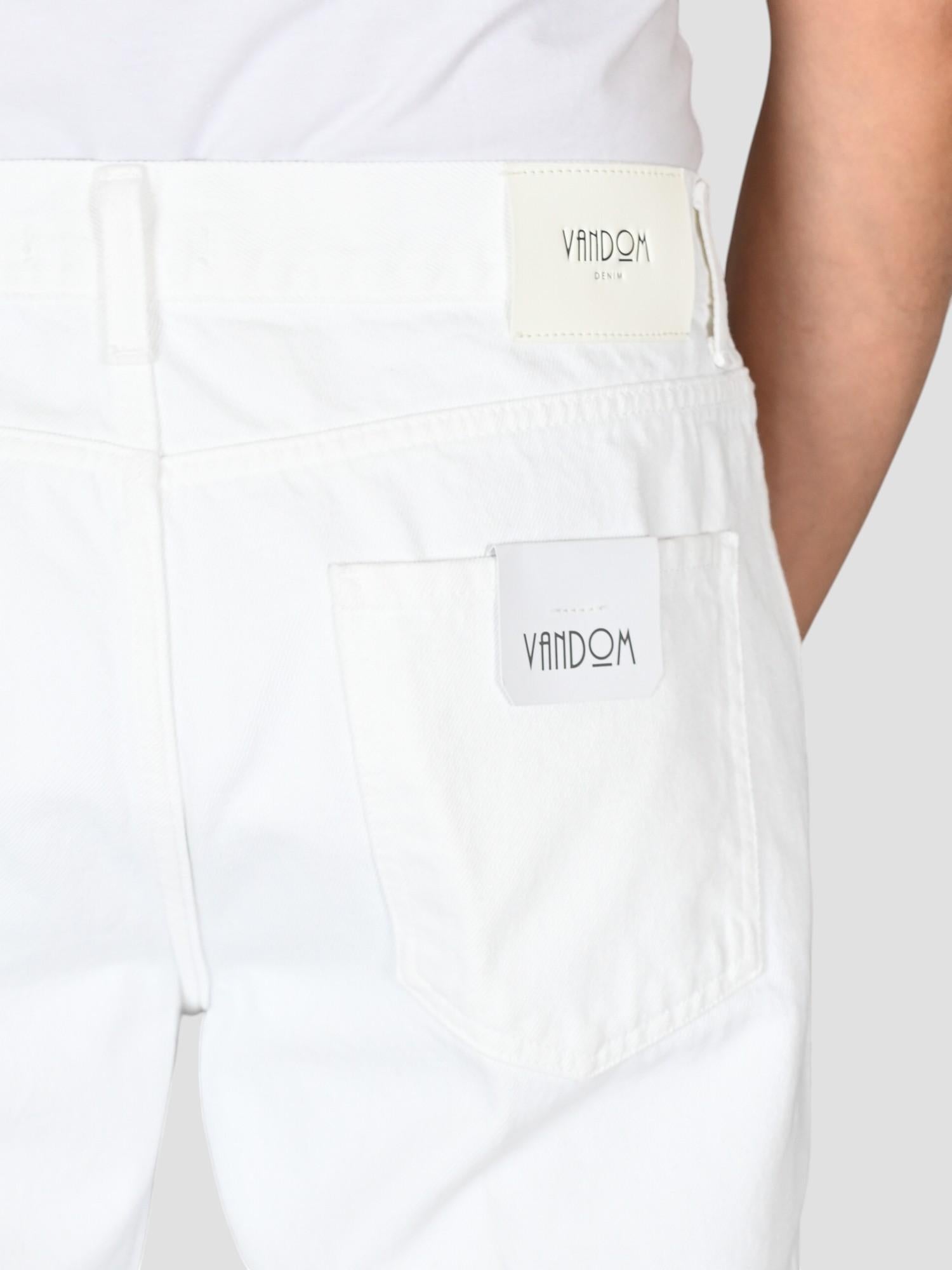 Denim bianco CIROT 165 carrot fit CIROT165 BIANCO VANDOM 