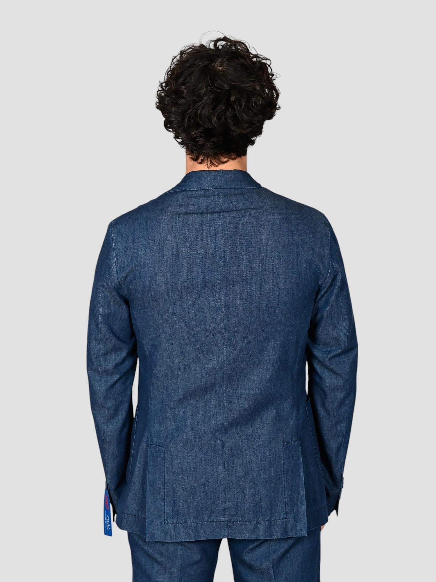 Abito denim SUIT 539 lino cotone SUIT539 DENIM BOB 