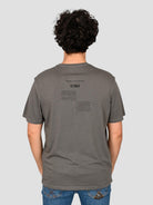 T-shirt sabbia AOMARALF ASPHALT print TS AOMARALF ECOALF 