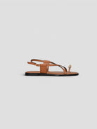 Sandalo cuoio 8176 TAN incrocio 8176 TAN CORRIDONI MILANO 
