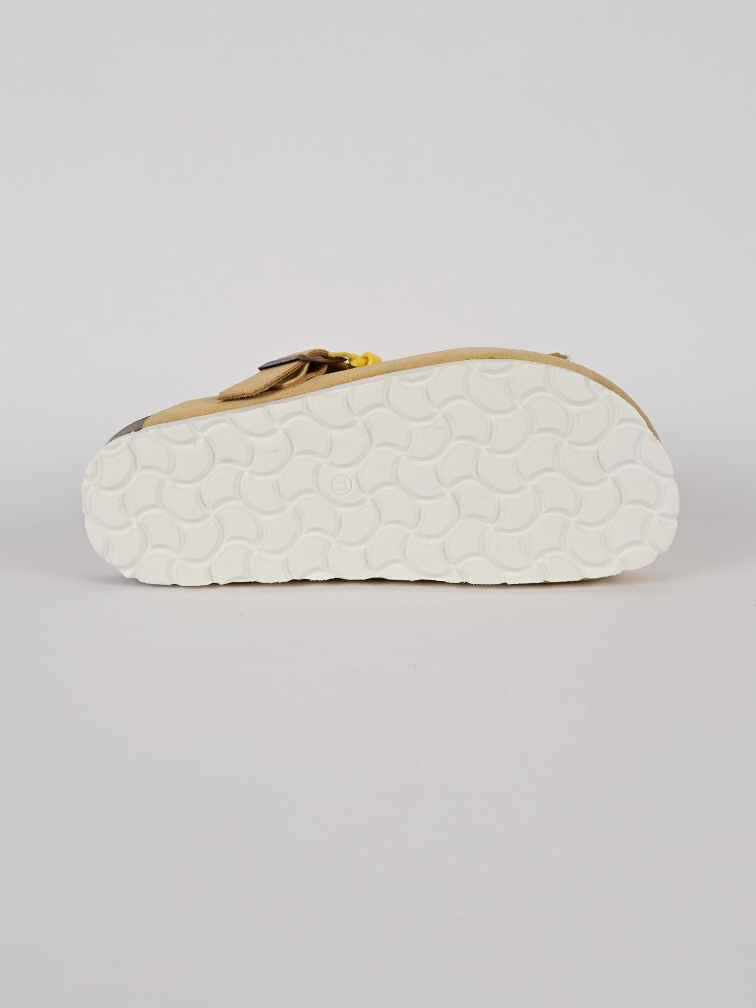 Sabot donna DANDARA lemon suede DANDRA FRANGE LEMON PASTEL LAGOA 