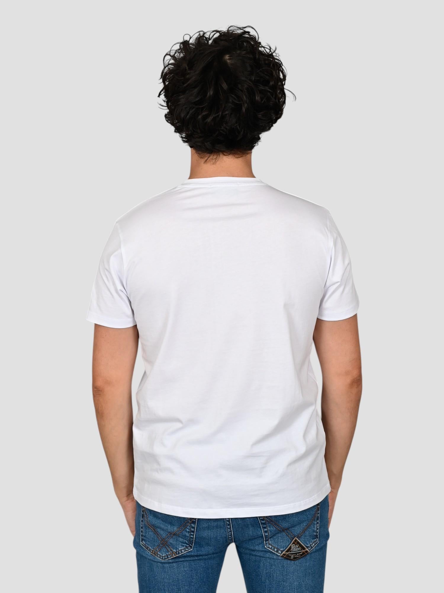 T-shirt A1119 NERO champagne culture<BR/> A1119 WHITE SUPERCULTURE CLOTHING 