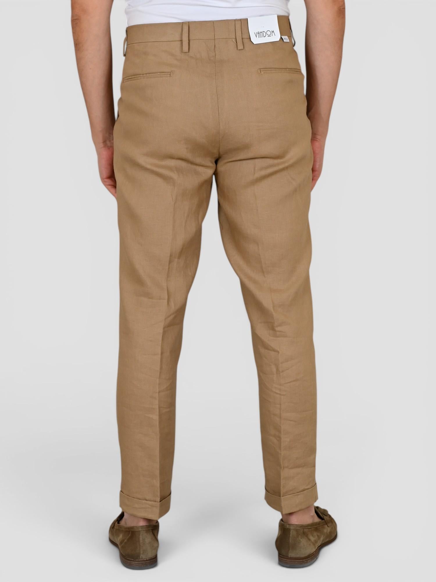 Pantalone beige GABRIEL LINO pence sartoriale GABRIELT95 BEIGE VANDOM 