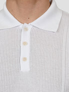 Polo bianco ottico WO 0876 WO 0876 900 WOOL & CO. 