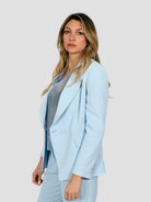 Blazer celeste AN31159 crepe AN31159U308 CELESTE ANITIE' 