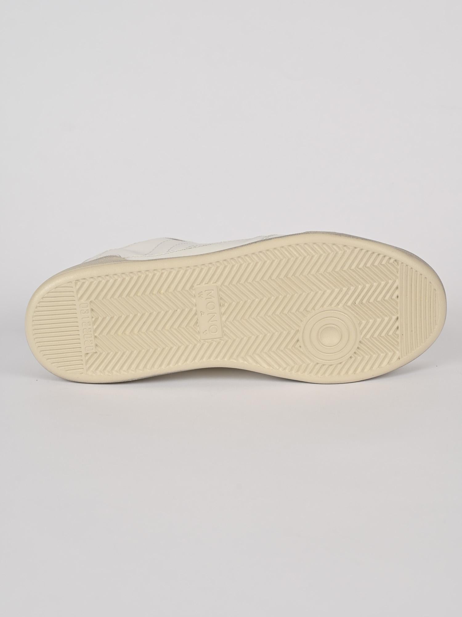 Sneakers uomo BANGO in pelle BANGO 01 TAG BIANCO MONOWAY 