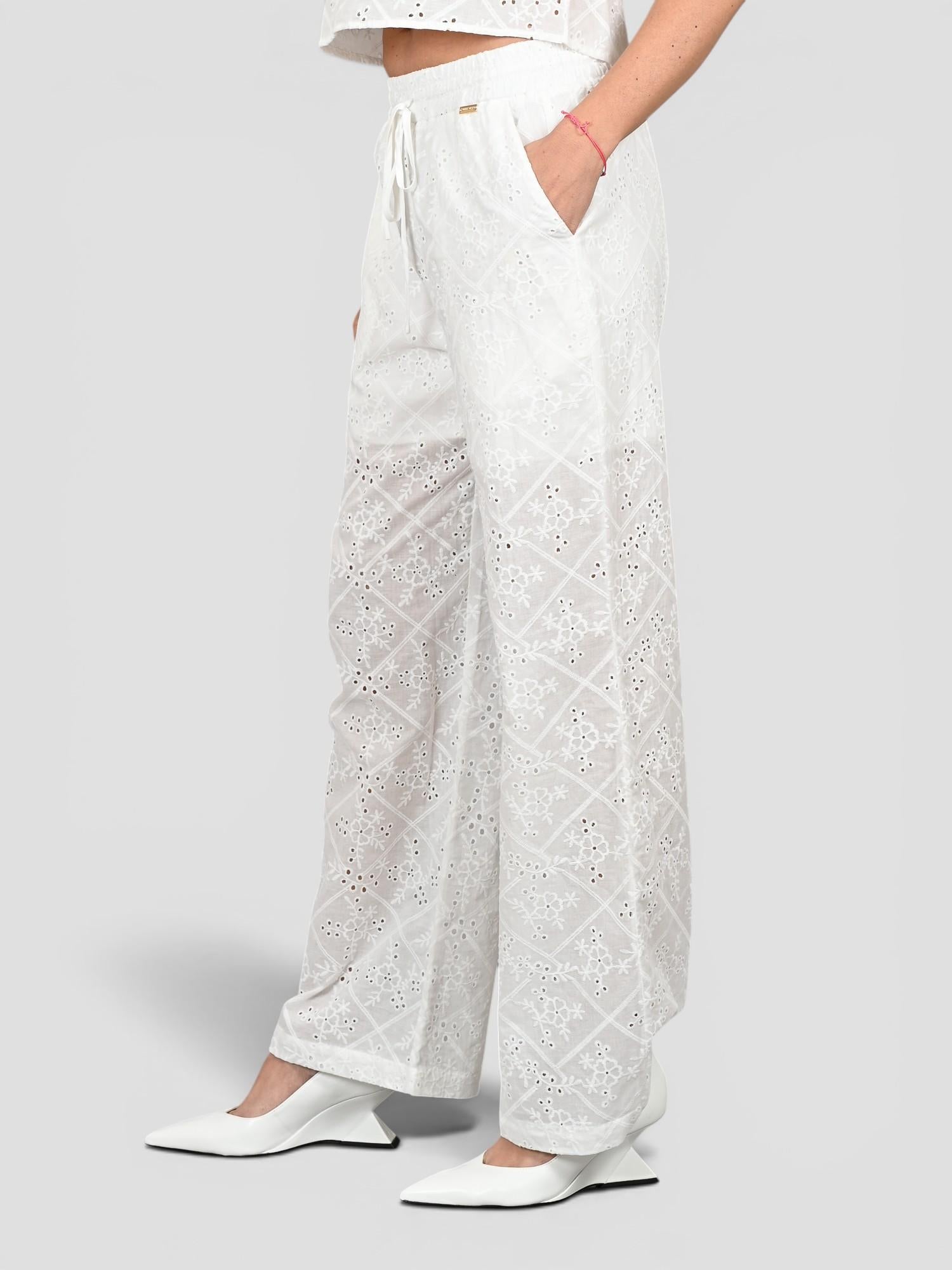 Pantalone bianco WW31504 sangallo WW31504 BIANCO WHITE WISE 