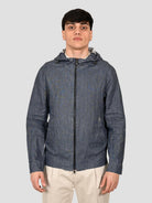 Giubbino blu MILLS 560 lino MILLS560 BLU BOB 