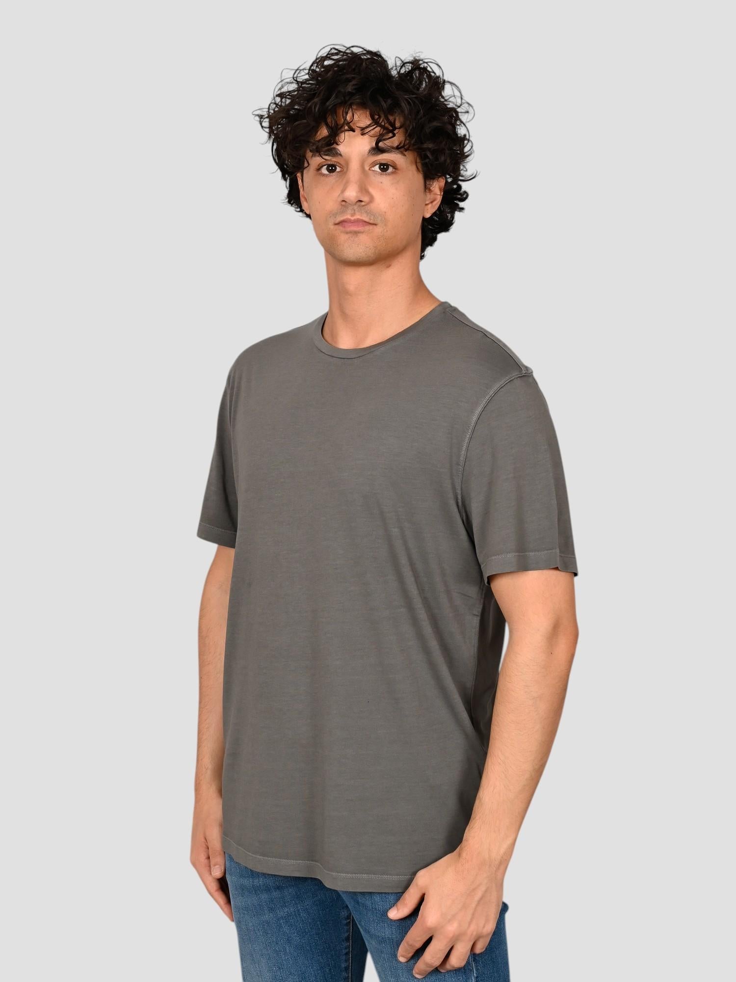 T-shirt sabbia AOMARALF ASPHALT print TS AOMARALF ECOALF 