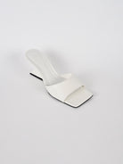 Mules donna bianca tacco sculpture S220010002 WHITE SCHUTZ 