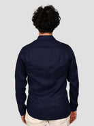 Camicia blu 16W4 8837 puro lino 16W48837 006 MARCUS 