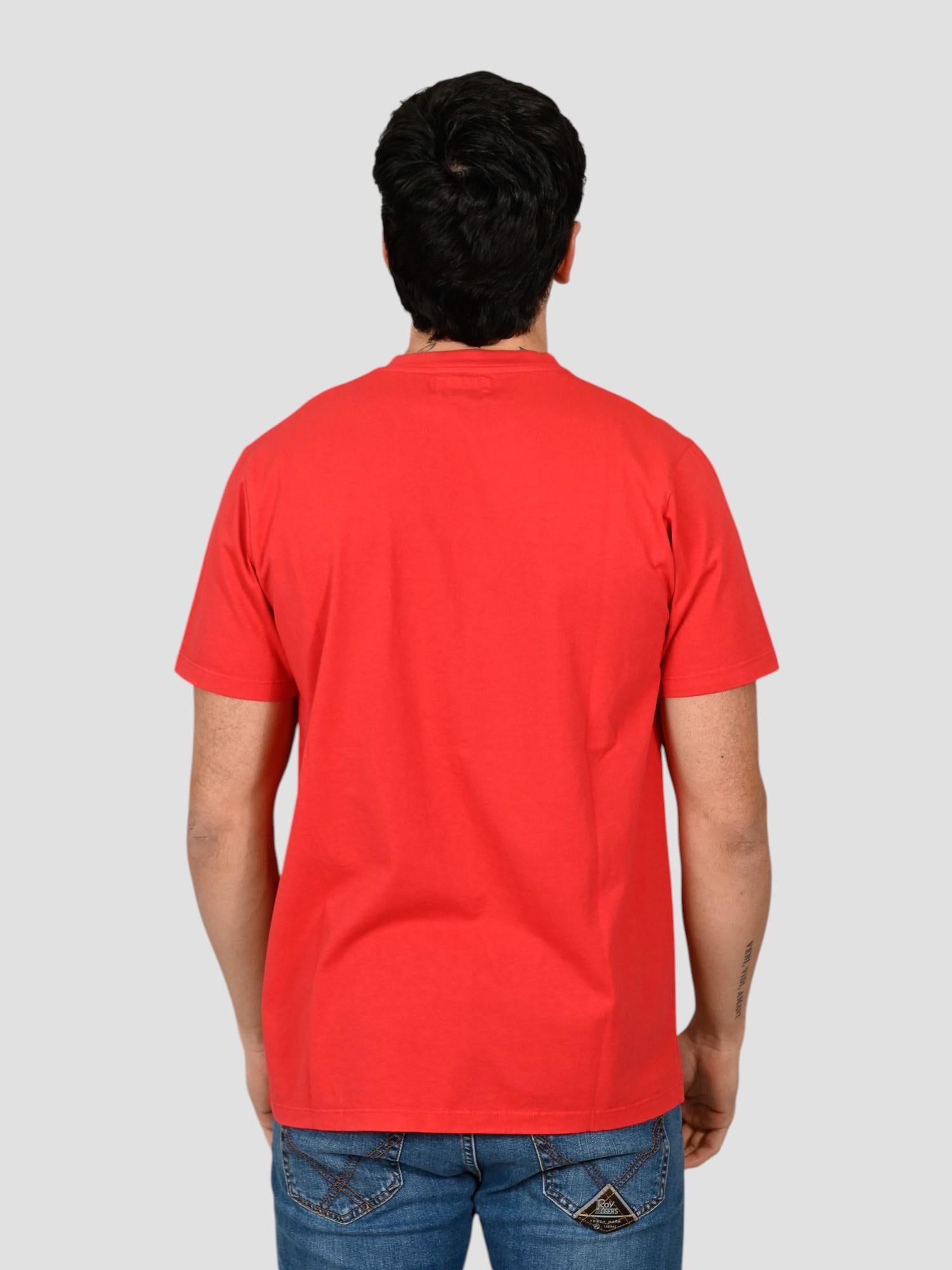T-shirt coral POCKET MAN POCKET MAN CORAL ROY ROGER'S 