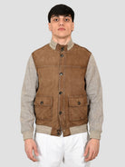 Giubbino TAURUS PERFO TWILL dreamwood TAURUS PERFO TWILL DREAMWOOD THE JACK LEATHERS 
