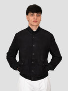 Giubbino suede RIVERSIDE SEAMLESS dark blu RIVERSIDE SEAMLESS DARK BLU THE JACK LEATHERS 