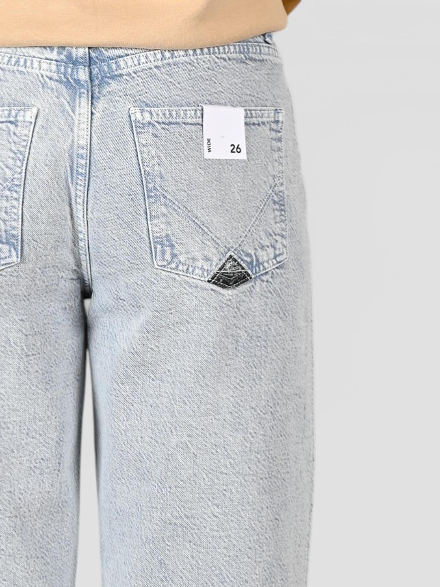 Jeans super WIDE WOMAN bull marmo SUPER WIDE MARMO ROY ROGER'S 