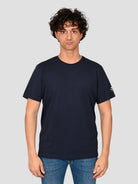 T-shirt blu VENTALF BLACK basic TS VENTALF NERO ECOALF 